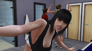 Nat blowbang at locker room