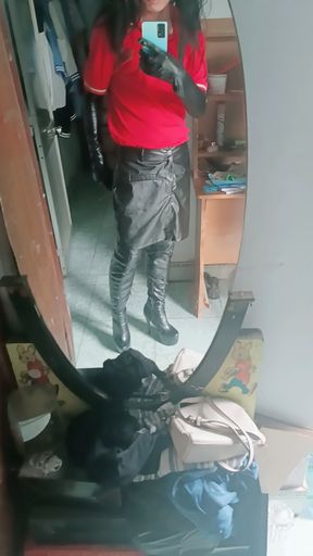 Thigh High Boots Gay Porn (My first video)