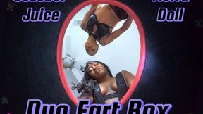 Double Fart Session: Fart Box Experience fet Jezebel Juice