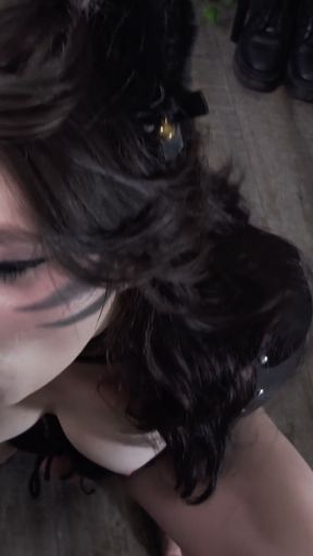 Horny Catgirl in New Gridania Sucks your Cock Final Fantasy 14 Miqo'te Cosplay Blowjob   Clip 1