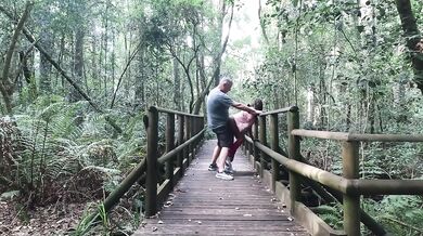 Sexcation Part 6 - Ebony Milf gets her ass eaten and pussy fingered in a hot tub