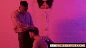 SayUncleNetwork.com - Interracial passion ignites as black hunk claims white ass