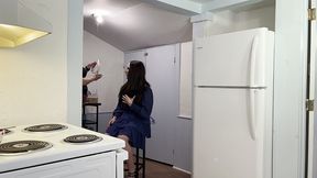 roommate feminized and in chastity for first time for girls night out