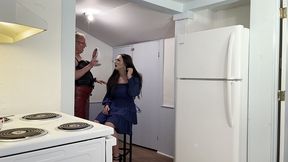 roommate feminized and in chastity for first time for girls night out