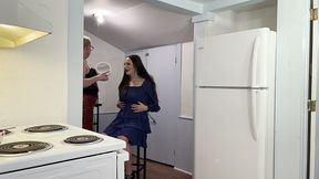 roommate feminized and in chastity for first time for girls night out