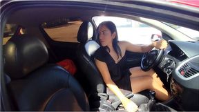 Parking Lessons with Kendra in the Red Peugeot