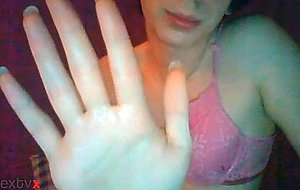 Tgirl playing on cam
