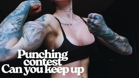 PUNCHING CONTEST , CAN YOU KEEP UP?