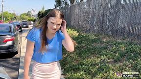 Charming teen PAWG with natural tits shows her exceptional sex talent