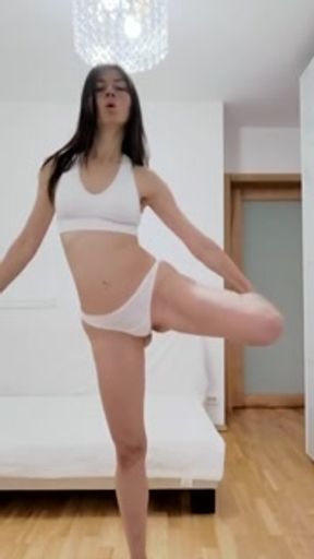 HIIT high intensity cardio or bolero remix athletic fitness babe