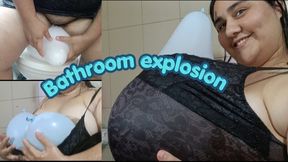 Shower explosion 18-inch balloon