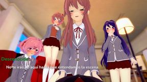 My Anime Fantasy - Spying on Bulma and Meeting the Literature Club CAP 7