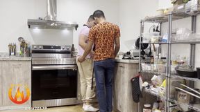 Fucking and Sucking with the Kitchen Assistant
