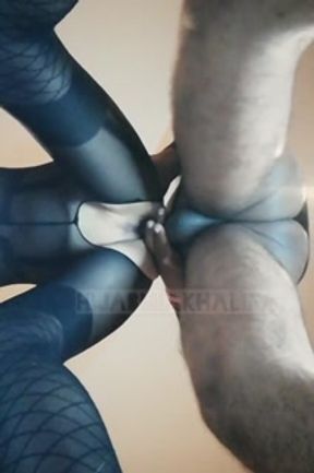 Muslim Witch in hijab sucking Big cock and getting Fuck on Halloween