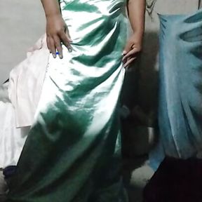 Crossdresser My free day in evening dress