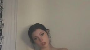 Degrading Strip tease and masturbation