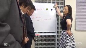 Excited President Craves Spear Hand Action with Subordinate's Lower Body - Yurie