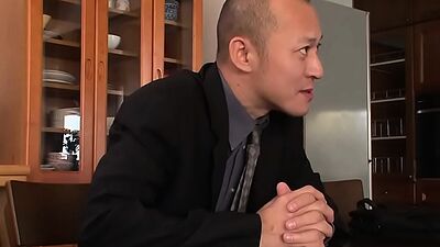 Japanese wife must repay her husband’s debt by fucking some mafia guys
