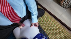 Middle-aged Man Has Sex with His Toys