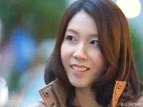 Amateur Asian Brunette Loves Being Picked Up For Dirty Slutty Sex Play