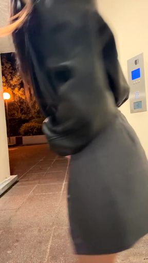 Public restroom solo pissing caught on cam