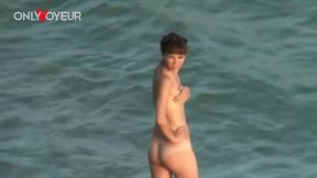 voyeur beach sex tape - she craved cum in mouth but received full body load