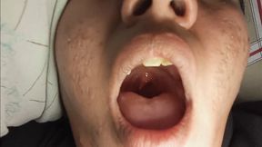 Yawning Close-Ups – Mouth, Breath & Uvula