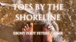 Temptress Mango's Toes By The Shoreline - Ebony Foot Fetish and ASMR