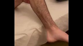 An Israeli man measures an anal plug
