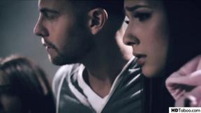 ”Nymphomaniacs Reverse Gangbanged The Therapist Man”