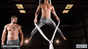 Dante Colle Fucks Dale Hot While Dale Suspends In Midair With The Aerial Silks - Men