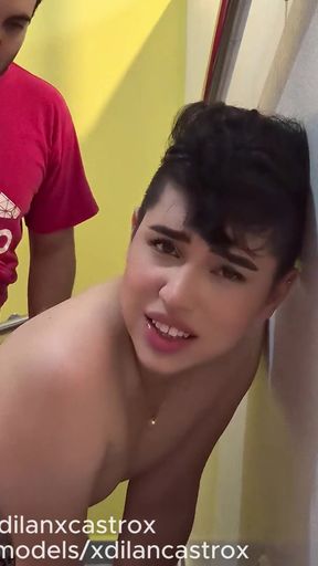 BEAUTIFUL HAIRLESS TWINK GETS FUCKED BAREBACK BY HAIRY HETERO MARRIED AND ENDS UP FULL OF CREAMPIE CUM.   Clip 1