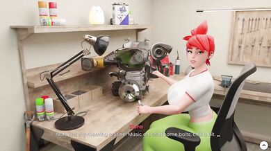 Hot landlady covered in cum while fucking huge cock in mansion days cartoon game