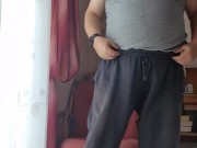 Strip tease with chain buttplug