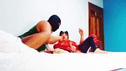 رجل متزوج يمارس الجنس الفموي مع فتاة متحولة جنسياً ذات قضيب كبير. 🇲🇦🥵