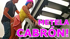 Steamy Staircase Fuck Turns Risky When Theyre Caught In The Act