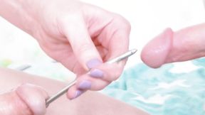 ”Two T-girls Having some Metal Rod Insertion Fun”