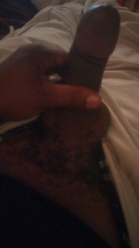 Playing with my cock