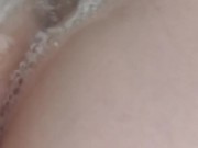 Hot tub. Just been on chaturbate.my name gibbop. Follow, if you want any vids with toys call.