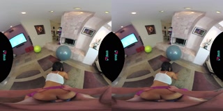 VRHUSH Jenna Foxx gets bent over and fucked in yoga pants