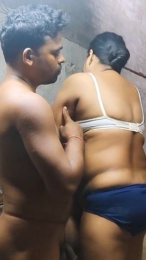 Neighbor Stepaunty's Step Sister Stripped Naked and Fucked Village Style Fucking Video