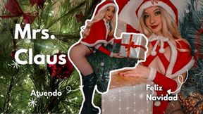 Mrs. Claus outfit made by me Christmas 2025