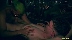 hot daddy camilo brown giving an amazing cum swap blowjob to big cock beautiful twink nicolas mucci