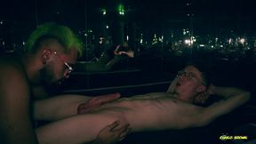 hot daddy camilo brown giving an amazing cum swap blowjob to big cock beautiful twink nicolas mucci