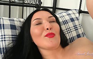 Aunt Judy's Big Tit MILFs - Busty Amateur Asian MILF Vanessa shows off her BIG JUICY ASS