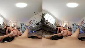 Virtual Reality POV - Asandra Dewy has bad intentions tonight! She wears