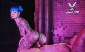 Cheri Nowlin Giving You a Proper Reception at Clouds Nightclub – Cyberpunk 2077 Parody (POV)