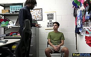 BBC LP officer interrogating two teen perps bareback