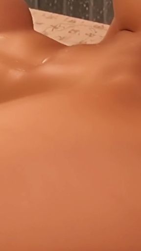Hot Blonde Stepmom fucks with young guy in the shower   Clip 3