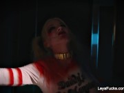 Harley Quinn Leya takes a big black cock in her ass